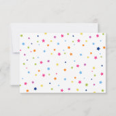 Carte De Remerciements Joyeux anniversaire notre petit monstre  (Dos)