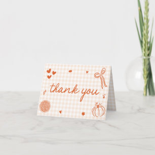 Carte De Remerciements Joyeux anniversaire Petite Gâterie Automnale Fanta