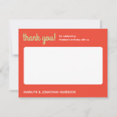 Carte De Remerciements Joyeux Anniversaire Spécial Fraise Berry (Devant)