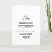 Carte De Remerciements Joyeux Birthday Chien and Bone Card (Dos)