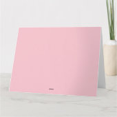 Carte De Remerciements Joyeux cactus bébé souriant dans le vase avec les  (Dos)