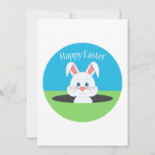 Carte De Remerciements Joyeux Lapin de Pâques
