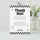 Carte De Remerciements Joyeux mec (Debout devant)