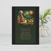Carte De Remerciements joyeux noël (Debout devant)