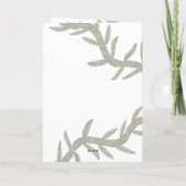Carte De Remerciements Joyeux Noël (Dos)