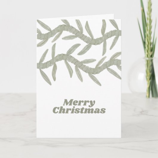 Carte De Remerciements Joyeux Noël (Devant)