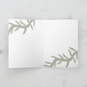 Carte De Remerciements Joyeux Noël (Intérieur)