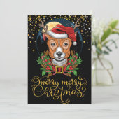 Carte De Remerciements Joyeux Noël (Debout devant)