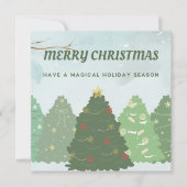 Carte De Remerciements Joyeux Noël (Devant)