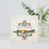 Carte De Remerciements Joyeux Noël (Debout devant)