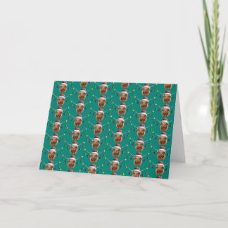 Carte De Remerciements Joyeux Noël Hielan Coo