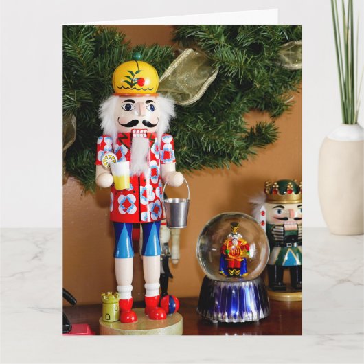 Carte De Remerciements Joyeux Noël Nutcracker Holiday (Devant)