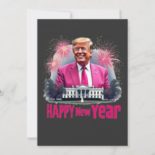 Carte De Remerciements Joyeux Nouvel An Trump Jour d'Inauguration 2025