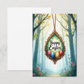 Carte De Remerciements Joyeux Pâques (Devant / Derrière)