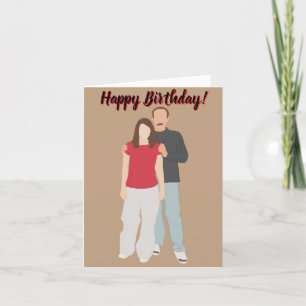 Carte De Remerciements Joyeux père d'anniversaire, grand-père Etc.