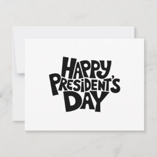 Carte De Remerciements Joyeux President's Day Classic