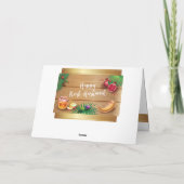 Carte De Remerciements Joyeux Rosh Hashanah Juif Nouvel An Miel & Pomme (Dos)