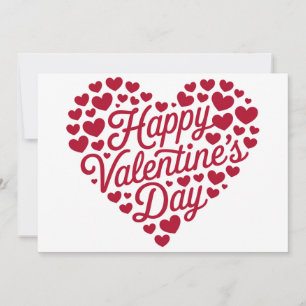 Carte De Remerciements Joyeux Valentines Day Valentine Love Heart