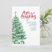 Carte De Remerciements Joyful Minimalist Holiday  (Debout devant)