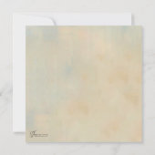 Carte De Remerciements Joyful Snowman Square 5.25" (Dos)