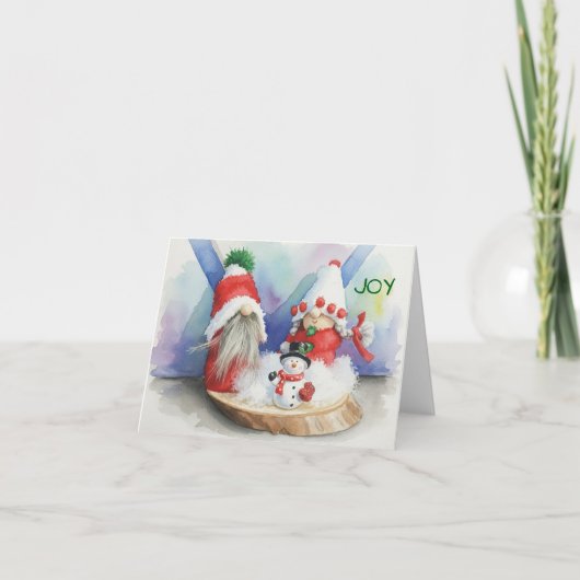 Carte De Remerciements Joyus Christmas (Devant)