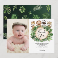 Jungle Animaux Safari Végétation Photo Anniversair