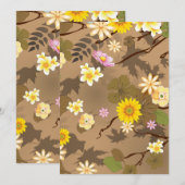 Carte De Remerciements Jungle imaginaire 2 (Devant / Derrière)