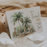 Jungle Safari Animaux Baby shower Plié