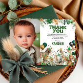 Carte De Remerciements Jungle Safari Party Animals Boy Birthday Photo