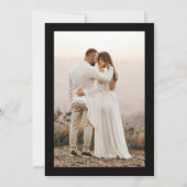 Carte De Remerciements Jusqu'à la mort faisons-nous partie Mariage d'Hall (Dos)