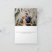 Carte De Remerciements Juste marié (Intérieur)