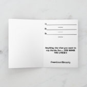 Carte De Remerciements Juste Recherché pour dire des mercis de (Intérieur)