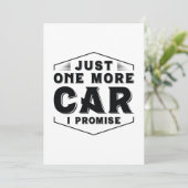 Carte De Remerciements Juste une voiture de plus (Debout devant)