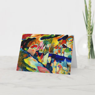 Carte De Remerciements Kandinsky - Paysage avec pluie