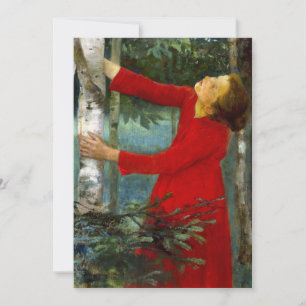 Carte De Remerciements Károly Ferenczy - Chant d'oiseau