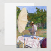 Carte De Remerciements Károly Ferenczy - Octobre (Devant / Derrière)