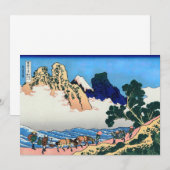 Carte De Remerciements Katsushika Hokusai (Devant / Derrière)