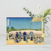 Carte De Remerciements Katsushika Hokusai - Salle de Sazai, Temple 500 Ra (Debout devant)