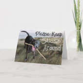 Carte De Remerciements Keep Stickin' Around (Devant)