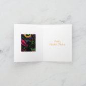 Carte De Remerciements Keyhole psychédélique (Intérieur)