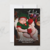 Carte De Remerciements Kids Photo Christmas (Devant)