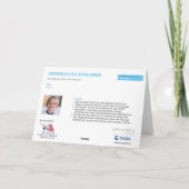 Carte De Remerciements KidsArt for CHOC - Explorateur sous-marin (Dos)