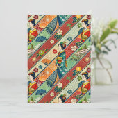 Carte De Remerciements kimono japonais (Debout devant)