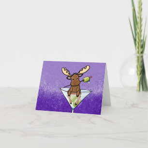 Carte De Remerciements KiniArt Moose Martini