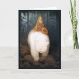 Carte De Remerciements Kittelsen - Ours blanc roi Valemon