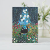 Carte De Remerciements Kitty à Klimt (Debout devant)