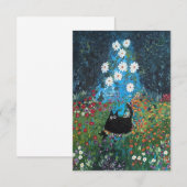 Carte De Remerciements Kitty à Klimt (Devant / Derrière)