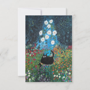 Carte De Remerciements Kitty à Klimt