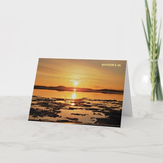 Carte De Remerciements kotzebue Alaska (Devant)