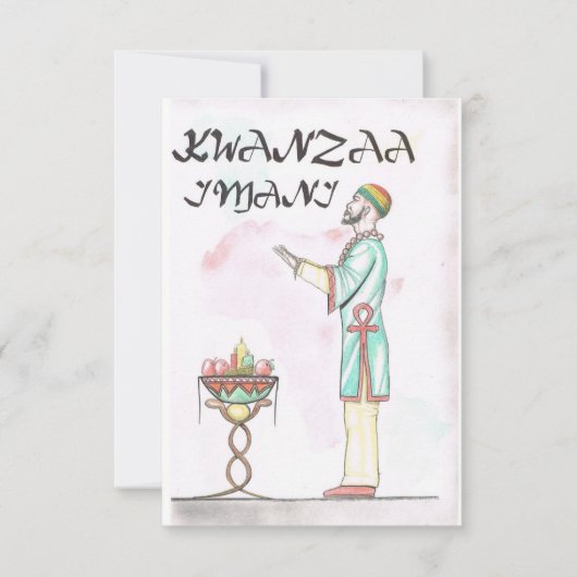 Carte De Remerciements Kwanzaa (Devant)